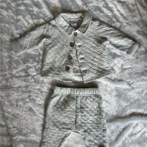 Carter's Cream Quilted Kids Matching Set